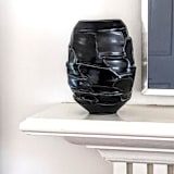 "faceted black vase" - Vases in black by Liz Vigoda