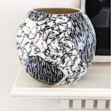 "Round vase network pattern" - Vases in multicolor by Liz Vigoda