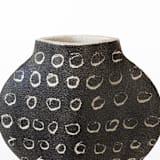 "Ceramic Vase Dal - Negative Rounds" - Vases in white by Inhee Ma