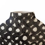 "Ceramic Vase Rounds Pattern" - Vases in beige by Inhee Ma