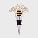 "Stripey bee wine stopper" - Wine and Bar Tools in gold by Joanna Buchanan