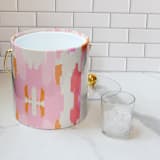 "Mitzy Pink - Ice Bucket" - Wine and Bar Tools in pink by Clairebella