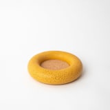 "Wine Bottle Coaster: Marigold Terrazzo" - Wine and Bar Tools in black by Pretti.Cool