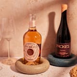 "Wine Bottle Coaster: White Terrazzo" - Wine and Bar Tools in white by Pretti.Cool