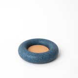 "Wine Bottle Coaster: Cobalt Terrazzo" - Wine and Bar Tools in blue by Pretti.Cool