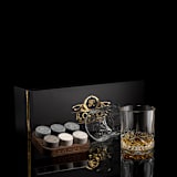 "The Connoisseur's Set - Signature Glass Edition" - Wine and Bar Tools in black by ROCKS Whiskey Chilling Stones