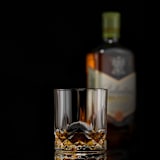 "The Connoisseur's Set - Signature Glass Edition" - Wine and Bar Tools in black by ROCKS Whiskey Chilling Stones
