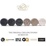 "The Original Rocks" - Wine and Bar Tools in black by ROCKS Whiskey Chilling Stones