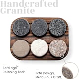 "The Original Rocks" - Wine and Bar Tools in black by ROCKS Whiskey Chilling Stones