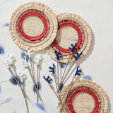 "Coral cocktail picks, white" - Wine and Bar Tools in white by Joanna Buchanan