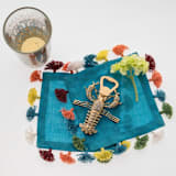 "Lobster bottle opener" - Wine and Bar Tools in gold by Joanna Buchanan
