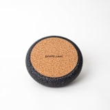 "Wine Bottle Coaster: Black Terrazzo" - Wine and Bar Tools in gray by Pretti.Cool