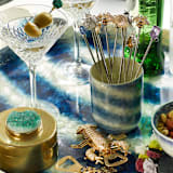 "Shell cocktail picks" - Wine and Bar Tools in silver by Joanna Buchanan