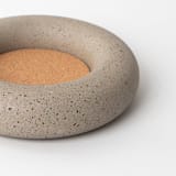 "Wine Bottle Coaster: Natural Terrazzo" - Wine and Bar Tools in yellow by Pretti.Cool