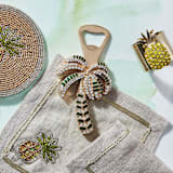 "Palm tree bottle opener" - Wine and Bar Tools in gold by Joanna Buchanan