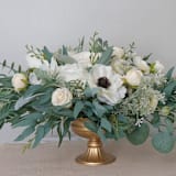 "White Anemone Wedding Centrepiece" - Centerpieces and Tabletop Decor in white by Bird of Paradise OS