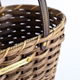 "The Large Wide Weave Market Basket in Dark" - Gifts for the Bride in brown by Millstream Home
