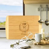"Custom Bamboo Cutting Board" - Couple Gifts in natural by Papel Custom Design
