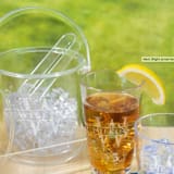 "Custom Engraved Acrylic Ice Bucket" - Couple Gifts in clear by Papel Custom Design