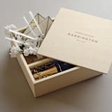 "The Director - Keepsake Wine Ceremony Box" - Couple Gifts in natural by Artificer Wood Works