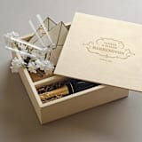 "The Decorator - Keepsake Ceremony Wine Box" - Couple Gifts in natural by Artificer Wood Works