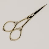 "Vintage Style Scissors Violet Gold" - Couple Gifts in gold by Jordan Perry