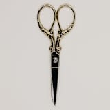 "Vintage Style Scissors Simon Gold" - Couple Gifts in gold by Jordan Perry