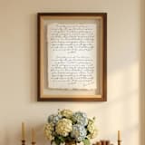 "Wedding Vows Print, 100% Cotton Paper Anniversary Gift, Custom Vow Keepsake" - Couple Gifts in brown by Ellie OBrien