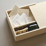 "The Stylist - Keepsake Ceremony Wine Box" - Couple Gifts in natural by Artificer Wood Works