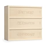"Three Nights Chic - Wedding Wine Box" - Couple Gifts in natural by Artificer Wood Works