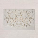 "Qty of 50 Custom Ivory Shimmer Graceful Lace Wedding Invitation Pocket | Other Color Options Available" - Invitation Pockets in beige by Papel Custom Design