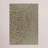 "Qty of 50 Custom Champagne Gold Rose Design Tri-fold Laser Cut | Other Color Options Available" - Invitation Pockets in multicolor by Papel Custom Design