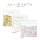 "Custom Floral Laser Cut Invitation Pocket for 6x6 Card | Set of 10 | Envelopes Included" - Invitation Pockets in multicolor by Self Stationery