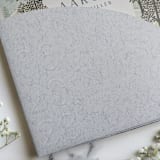 "White Fiber, Textured, Embossed Invitation Pocket, Qty 10" - Invitation Pockets in white by The Savage Label