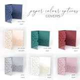 "Custom Laser Cut Lace Pattern Pockets for 5x7 Cards | Set of 10 | Envelopes Included" - Invitation Pockets in multicolorassorted-colors by Self Stationery