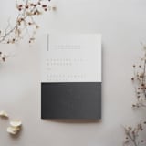 "Black Textured Embossed Invitation Pocket, Qty 10" - Invitation Pockets in black by The Savage Label