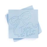 "Tying The Knot Napkin Pack in Blue, set of 20" - Napkins in blue by ForYourParty