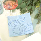"Tying The Knot Napkin Pack in Blue, set of 20" - Napkins in blue by ForYourParty