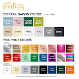 "Custom Dazed And Engaged Bachelorette Disco Ball Napkin, cocktail size, set of 100" - Napkins in white by ForYourParty