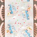 "Ice Cream Dreams Large Napkin - Pack of 16" - Napkins in multicolor by Jollity and Co