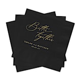 "Better Together, Wedding Cocktail Napkins, Pack of 200" - Napkins in multicolorassorted-colors by Studio Lavender