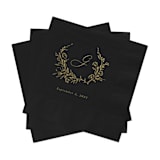 "Botanical Wedding Cocktail Napkins, Pack of 200" - Napkins in multicolorassorted-colors by Studio Lavender