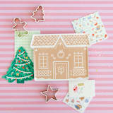 "Baking Spirits Bright Baking Petite Napkins - Set of 16" - Napkins in multicolor by Jollity and Co