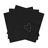 "Heart Wedding Cocktail Napkins, Pack of 200" - Napkins in multicolorassorted-colors by Studio Lavender