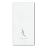 "Wispy Floral Premium Custom Napkin - Guest Towel - Pack of 100" - Napkins in white by Papel Custom Design