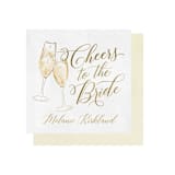 "Bridal Cheers Napkin" - Napkins in multicolorassorted-colors by Papel Custom Design