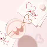 "Love is in the Air Napkin, cocktail size, set of 100" - Napkins in white by ForYourParty