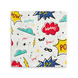 "Superhero Large Napkins - Pack of 16" - Napkins in multicolor by Jollity and Co