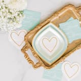 ""Love, Laughter & Happily Ever After" Cocktail Napkins - Set of 20" - Napkins in blue by Jollity and Co