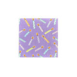 "It's A Birthday Candle Print Petite Napkins - Set of 16" - Napkins in multicolor by Jollity and Co